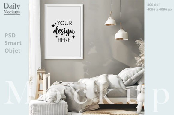 Download Frame Psd Mockup White Boho Frame Mockup - Frame psd mockup Collection